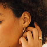 Twist Double Hoop Earrings