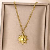 Sunflower Pendant Necklace