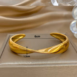 Square-Edge Stainless Steel Bangle