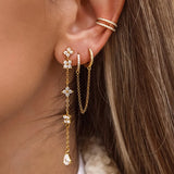Parisienne Flower Drop Earrings