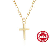 Classic Gold Cross Necklace