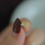 Mini Mermaid Tail Stud Earrings