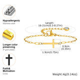 CZ Cross Chain Bracelet