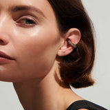 Cubic Zirconia Ear Cuff Earrings