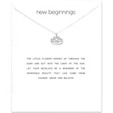 New Beginnings Lotus Necklace