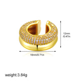 Zircon Double Layer Ear Cuffs