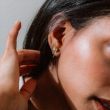 Molten Droplet Pearl Waterdrop Studs