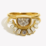 Sun Layer Statement Ring
