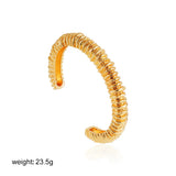 Lava Texture Chunky Twisted Ring