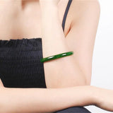 Jade Glass Bangle