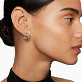 Twisted Braid Hoop Earrings
