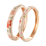 Enamel Floral Bangle
