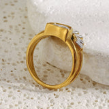 Sun Layer Statement Ring