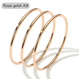 Gold-Plated Bangle Set (3-Piece)