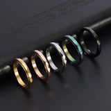 Faceted Spinner Band Ring