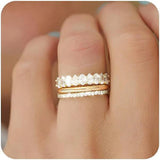 3-Piece Minimalist Stack Ring Set