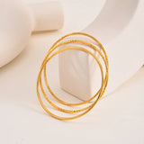 Glossy Gold Stackable Bangle