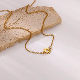 Soleil Sun Pendant Necklace