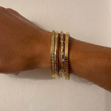 Gold Stainless Steel Bangles