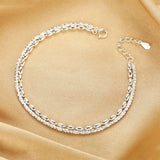 Sterling Silver Star & Moon Bracelet