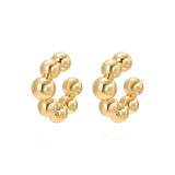 Luna C-Shape Clip Earrings
