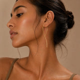Twisted Wire Drop Earrings