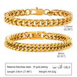 Gold Paperclip Chain Bracelet