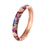 Enamel Floral Bangle
