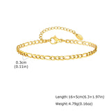 Stackable Chain Bracelet Set (5-Piece)