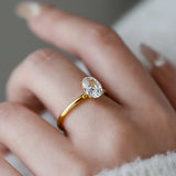 Promise Oval Crystal Ring
