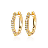Cubic Zirconia U-Shape Studs