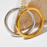 18K Gold-Plated Hollow Cuff Bracelet