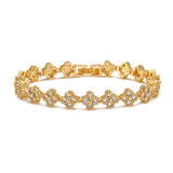 18K Gold-Plated Cubic Zirconia Bracelet