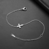 Cross Pendant Chain Bracelet