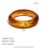 Bohemia Acrylic Chunky Statement Bangle