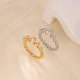 Zircon Geometric Twist Ring