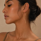 Twisted Wire Drop Earrings