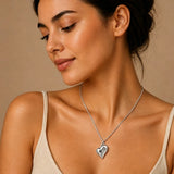 Heart Locket Pendant Necklace