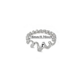 Zircon Geometric Twist Ring