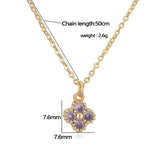 Petite Floral CZ Necklace