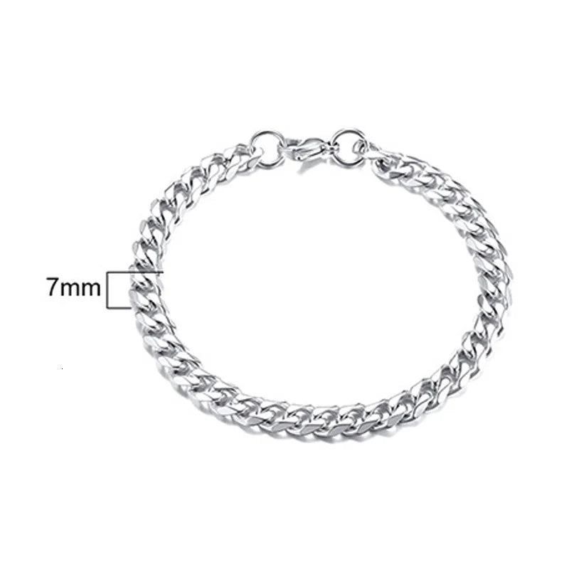 Classic Cuban Chain Bracelet