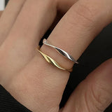 Sculpted Geometric Gold Ring