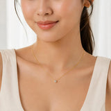 Solitaire Zircon Choker Necklace