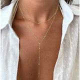 Grace Y-Drop Lariat Necklace