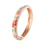 Enamel Floral Bangle