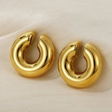 Luna C-Shape Clip Earrings