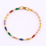 The Rainbow Lumi Tennis Bracelet Collection