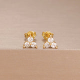 Aurora Double Circle Huggies