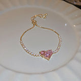 Crystal Wave Bangle Bracelet