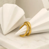 Ripple Stackable Band Ring